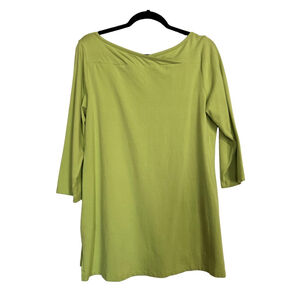 Women's Isaac Mizrahi Live! Top, M, Lime Green